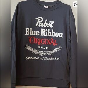 Pabst Blue Ribbon Men's Black Sweatshirt